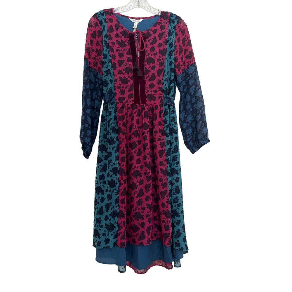 Matilda Jane A Little Party Dress Womens Size XS Velvet Sheer Fairy Whimsical